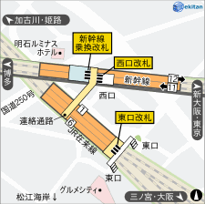 西明石 構内図 駅探