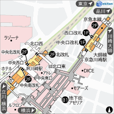 京急川崎 構内図 駅探