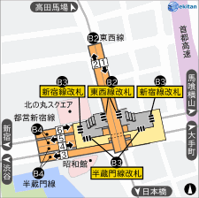 九段下 構内図 駅探