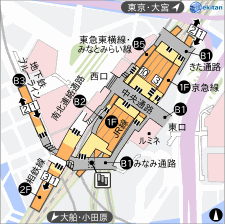 横浜 構内図 駅探